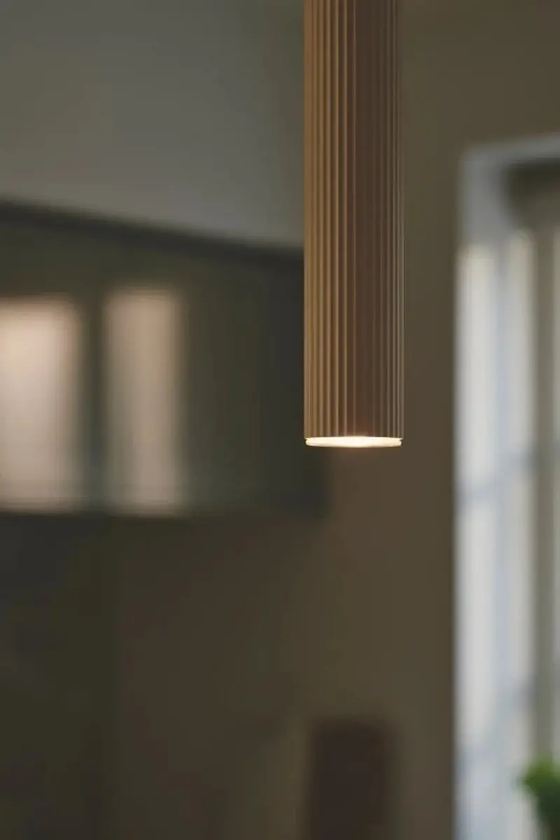 Nordlux Vico Hanglamp - Beige - 5x5x40cm