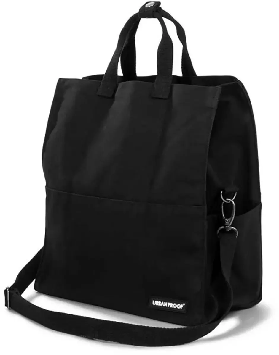 URBAN PROOF City Tote Bag Gerecycled 22L - Zwart - afbeelding 2 van 6