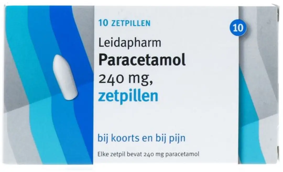 Leidapharm Paracetamol 240mg Zetpillen