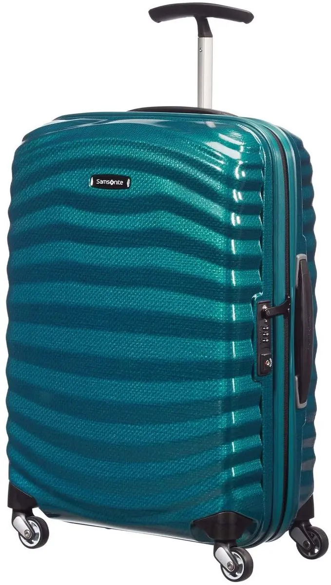 Samsonite Lite-Shock Spinner 55 Handbagage 36L - Petrol Blue - afbeelding 2 van 6