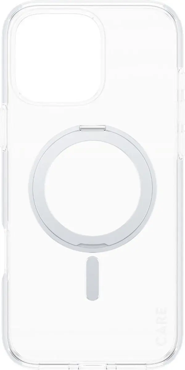 PanzerGlass CARE Feature Case iPhone 16 Pro Max - Transparant - Zilver Kickstand & MagSafe - afbeelding 2 van 6