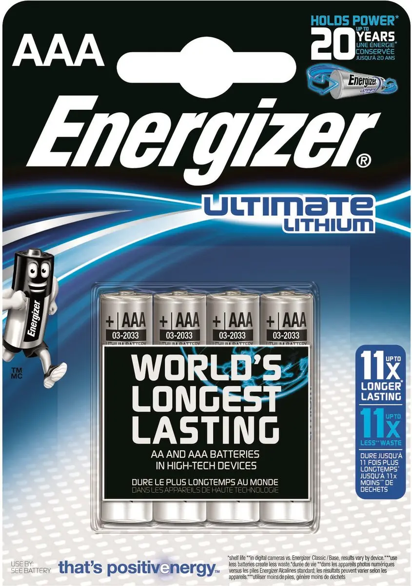 Energizer Ultimate Lithium AAA FR03
