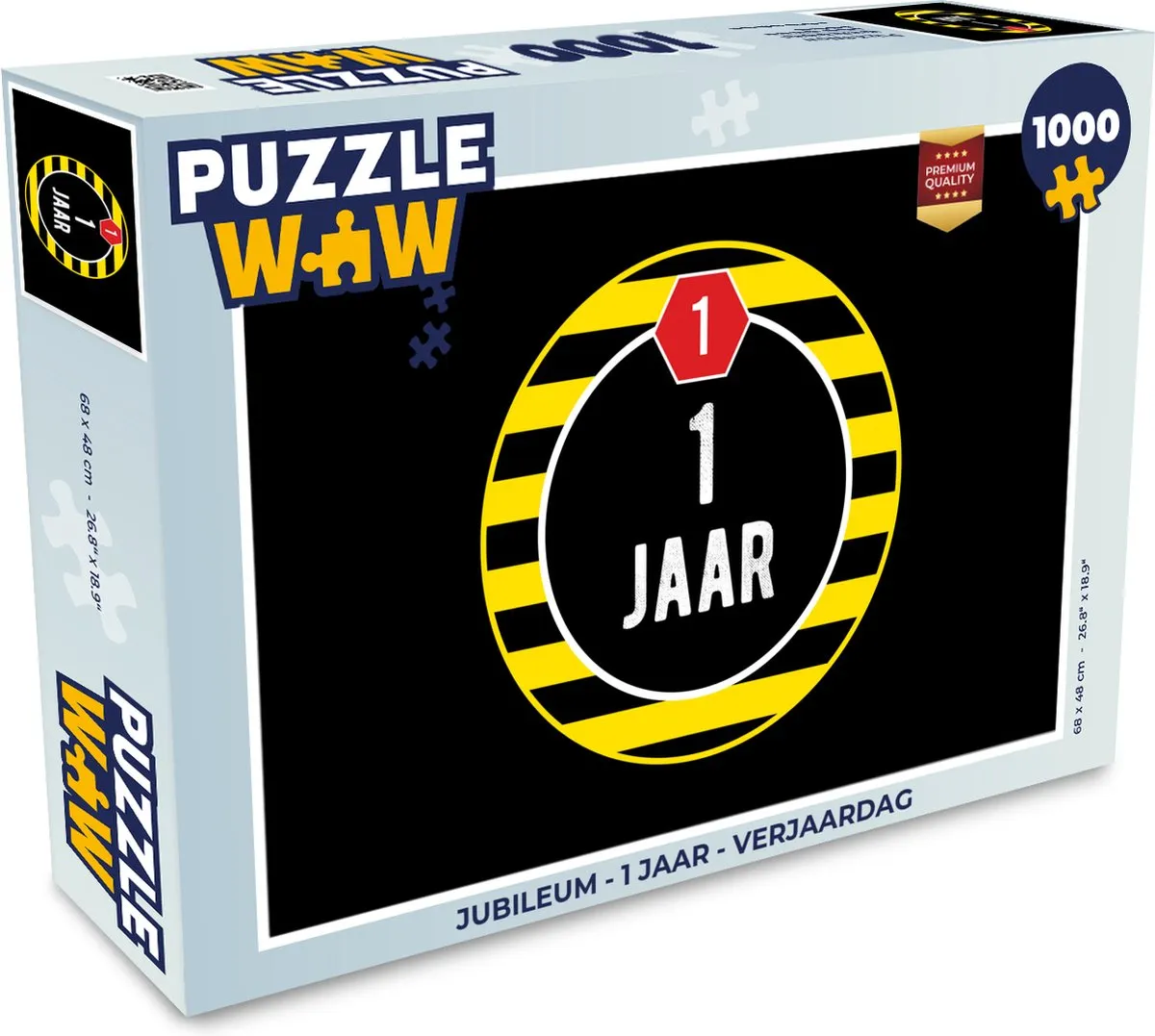 PuzzleWow Jubileum Legpuzzel 1000 Stuks
