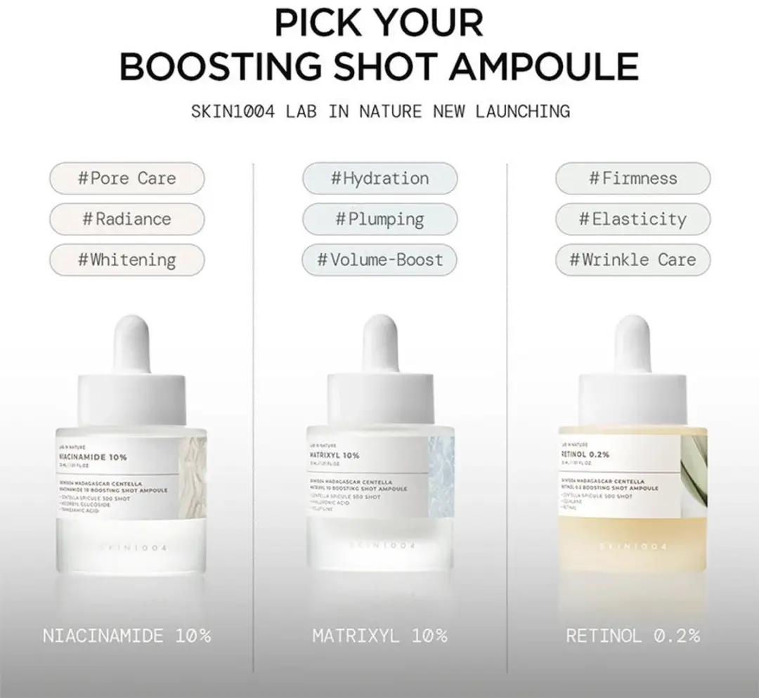 Skin1004 Madagascar Centella Retinol 0.2 Boosting Shot Ampoule 30ml