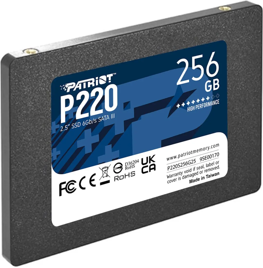 Patriot P220S256G25 SSD 256GB - 2.5 inch - 550MB/s