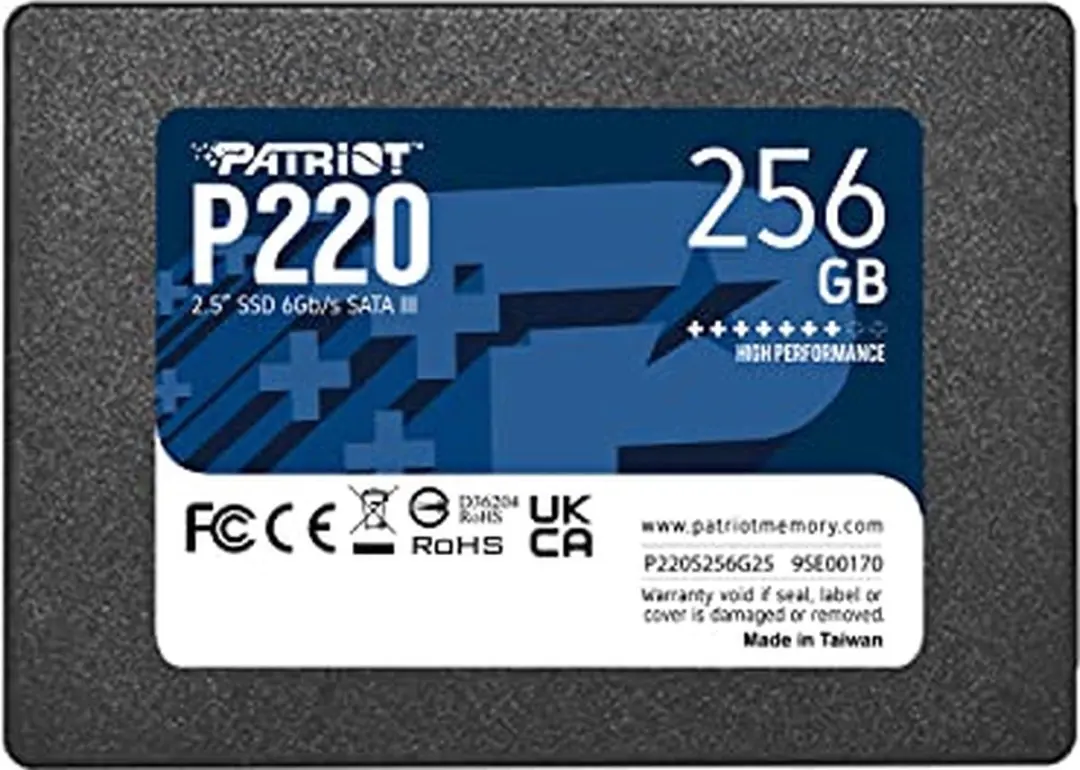 Patriot P220S256G25 SSD 256GB - 2.5 inch - 550MB/s