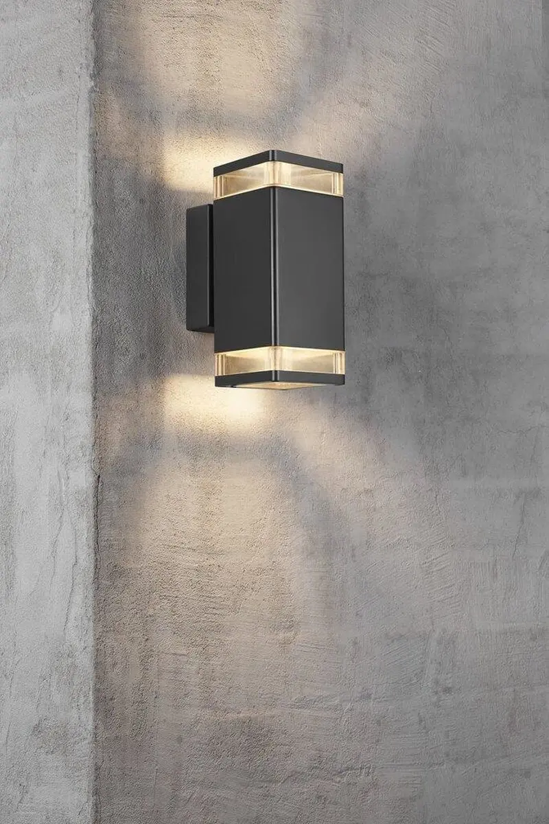 Nordlux Wandlamp Elm - 2x20W - Zwart - afbeelding 4 van 6
