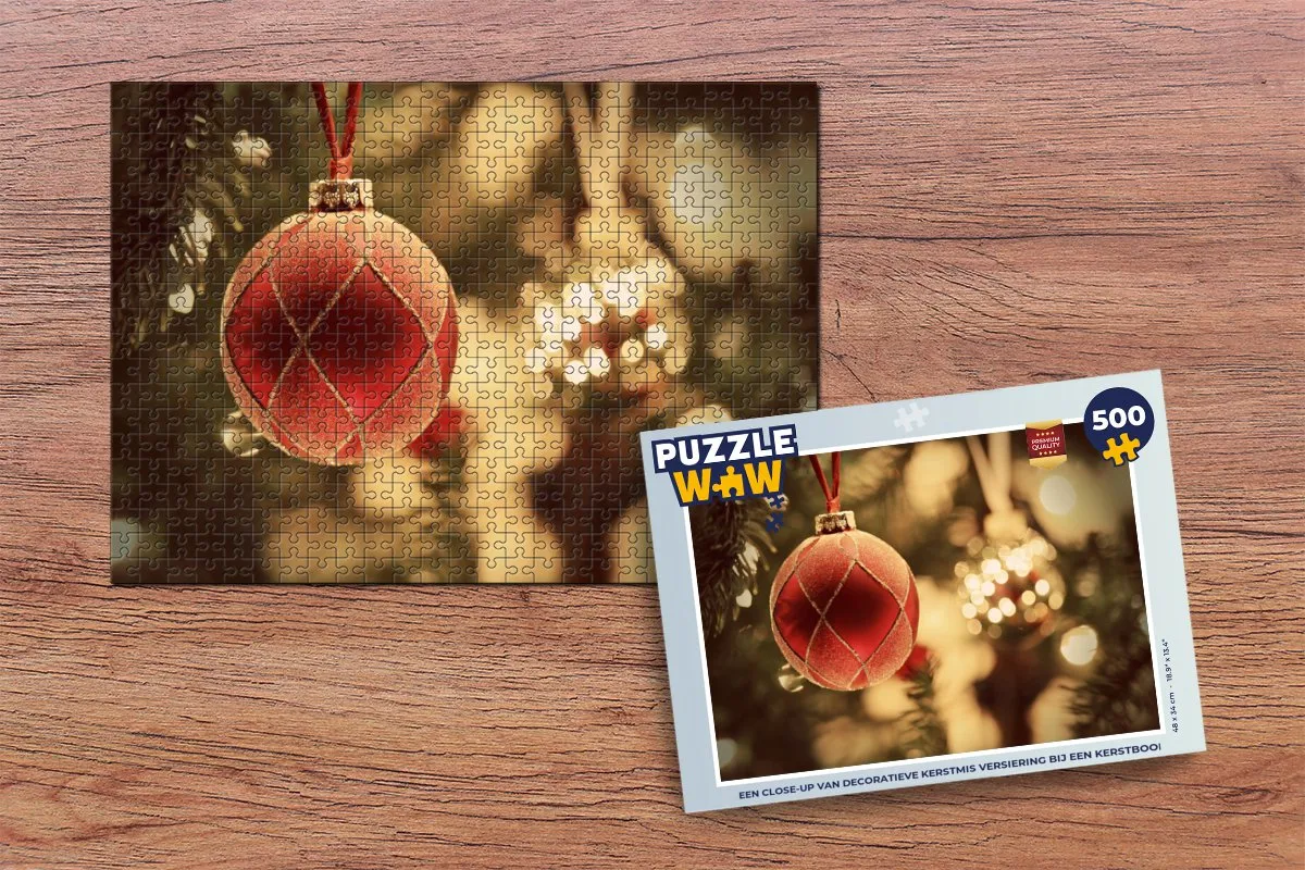 PuzzleWow Kerstpuzzel 500 Stuks - Multicolor