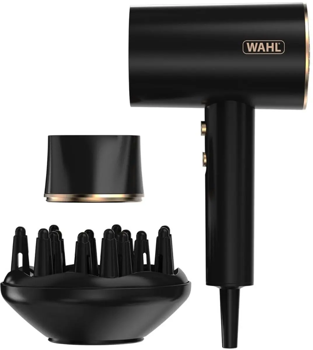 Wahl Ionic Flow Haardroger 2100W - Zwart/Goud