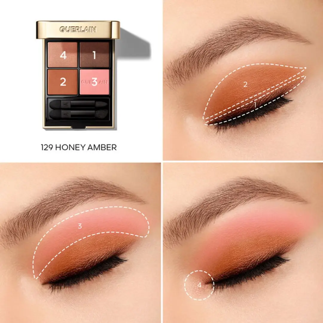 Guerlain Ombres G Poeder - 4 Kleuren Meerkleurig - afbeelding 5 van 5