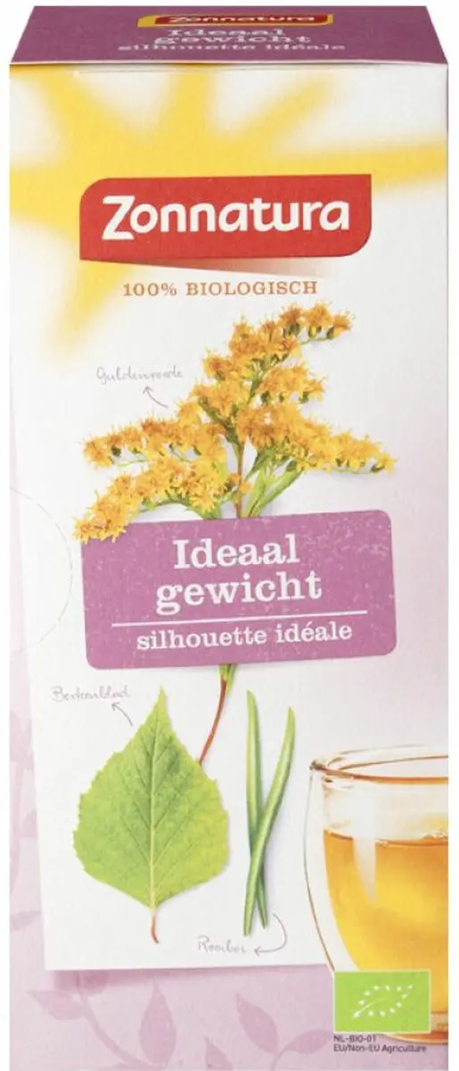 Zonnatura Thee Ideaal Gewicht 20 Zakjes