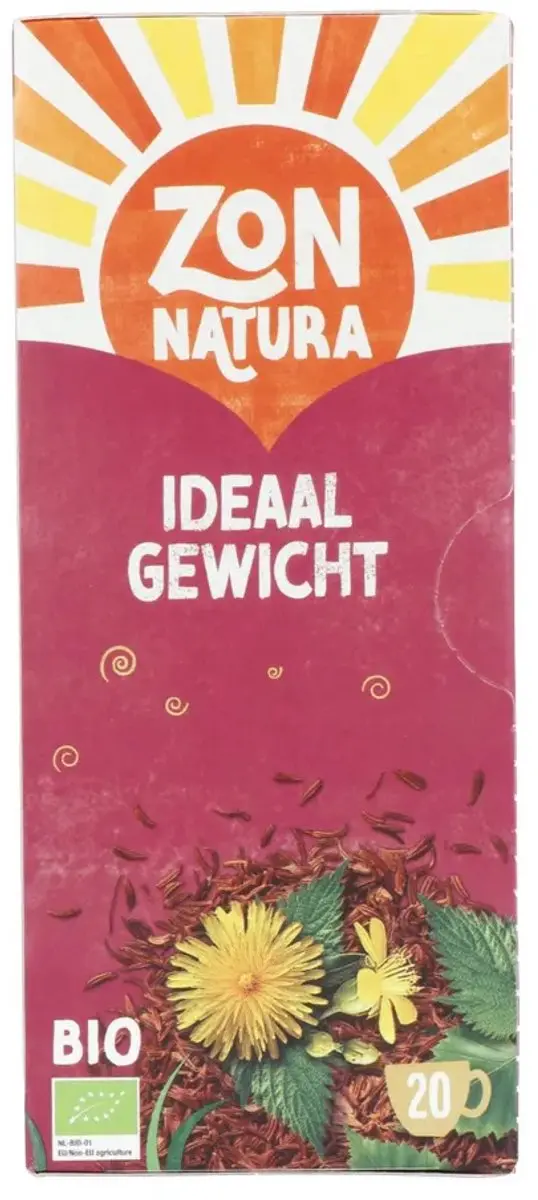 Zonnatura Thee Ideaal Gewicht 20 Zakjes