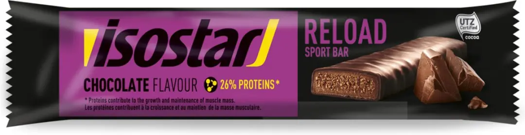 Isostar Reload Sport Bar Chocolade 40g