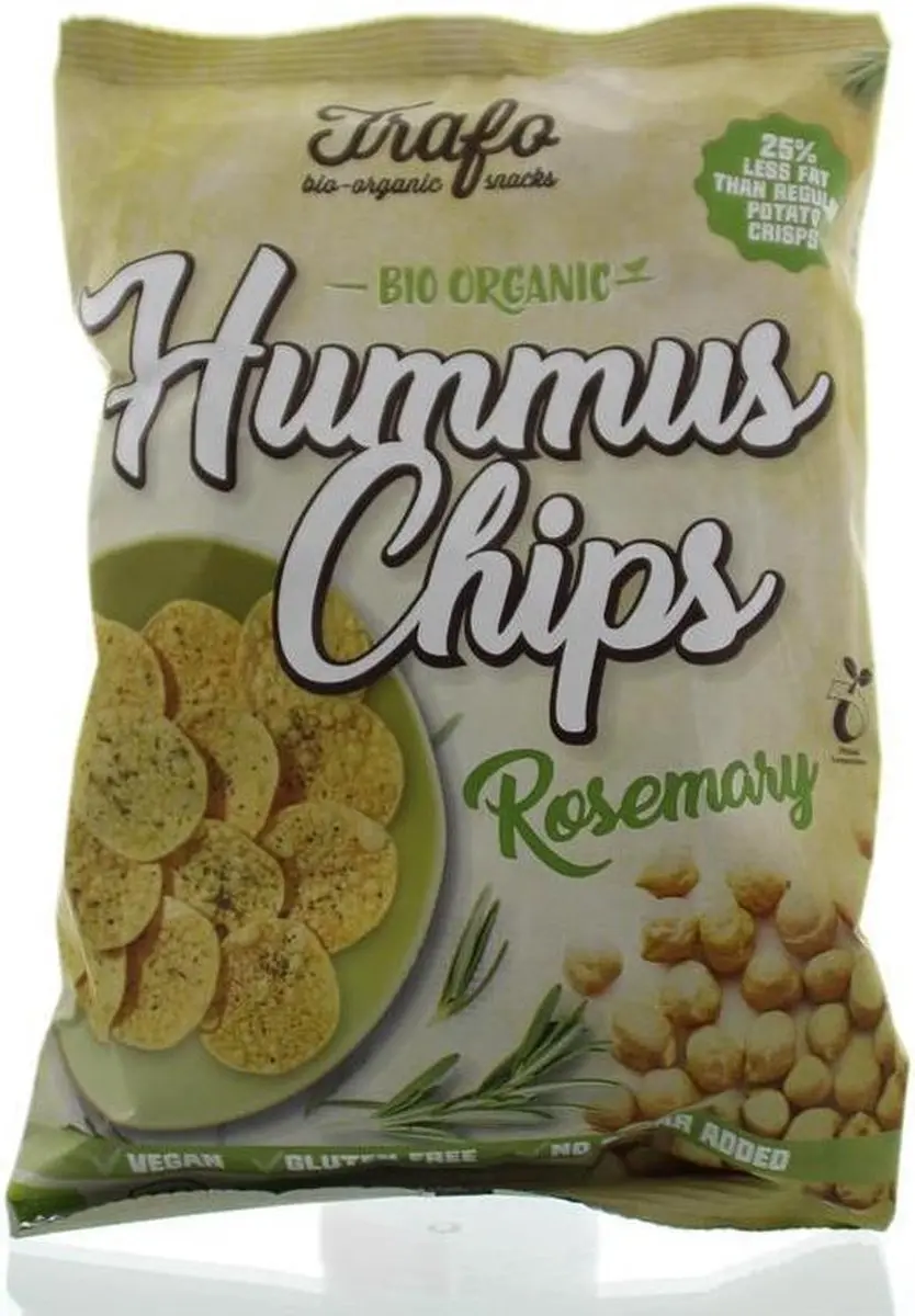 Trafo Hummus Chips Rozemarijn 75g