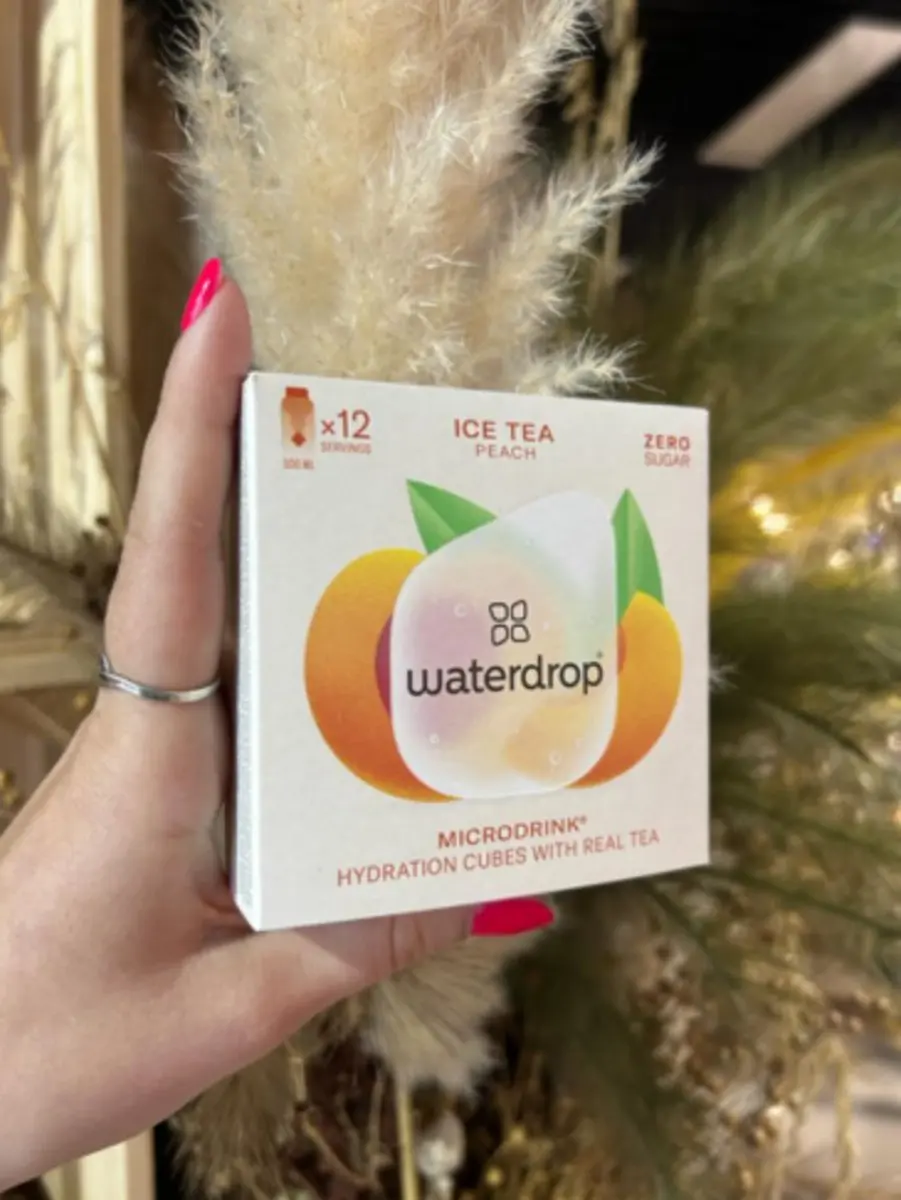 Waterdrop Microdrink Ice Tea Peach Hydratatieblokjes - 12x120ml