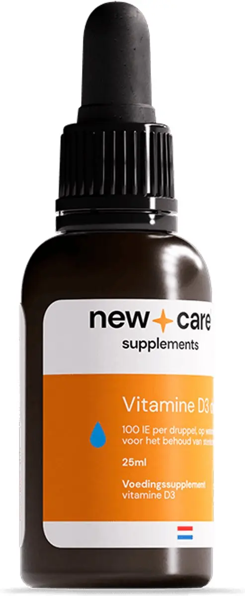 New Care Vitamine D3 Druppels Kind 25ml - Waterbasis