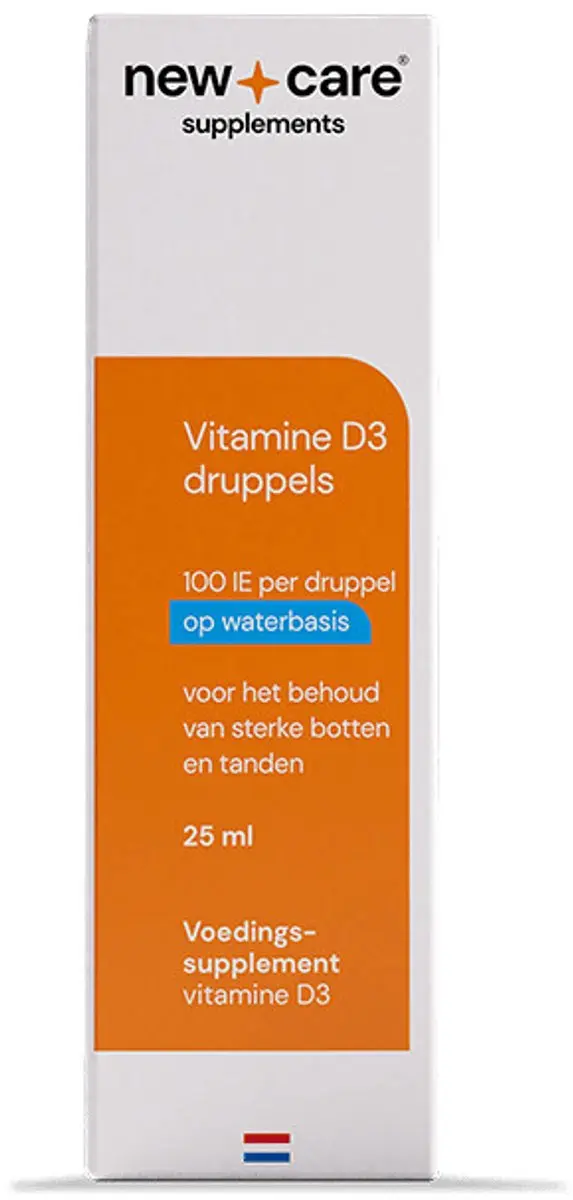 New Care Vitamine D3 Druppels Kind 25ml - Waterbasis