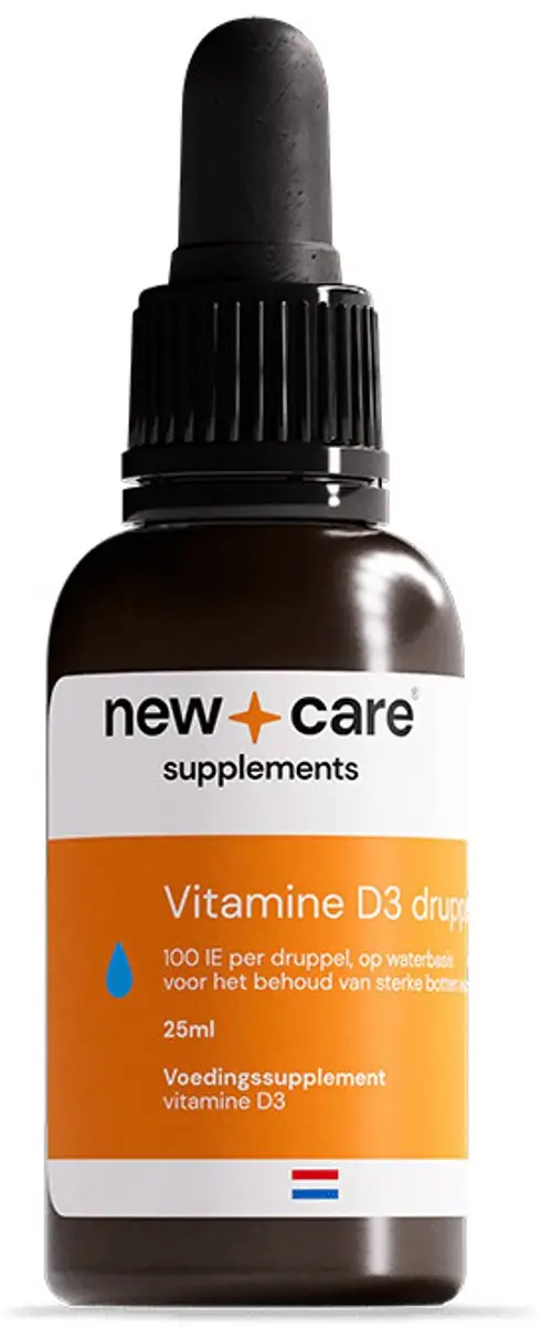 New Care Vitamine D3 Druppels Kind 25ml - Waterbasis