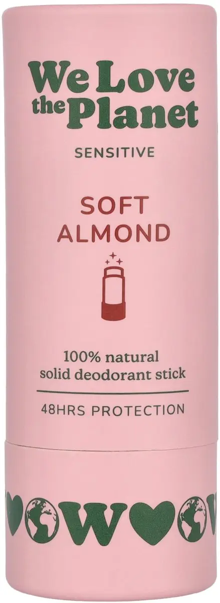 We Love Deodorant Stick Soft Almond Vegan 40g