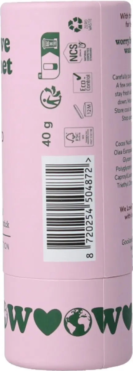 We Love Deodorant Stick Soft Almond Vegan 40g