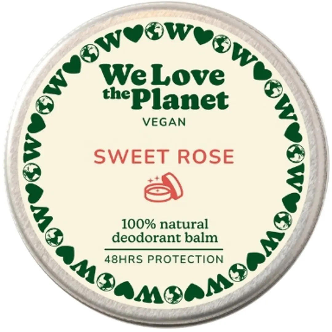 We Love The Planet Deodorant Balm Sweet Rose 35g