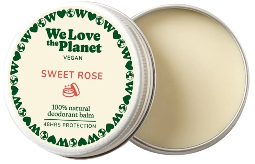 We Love The Planet Deodorant Balm Sweet Rose 35g