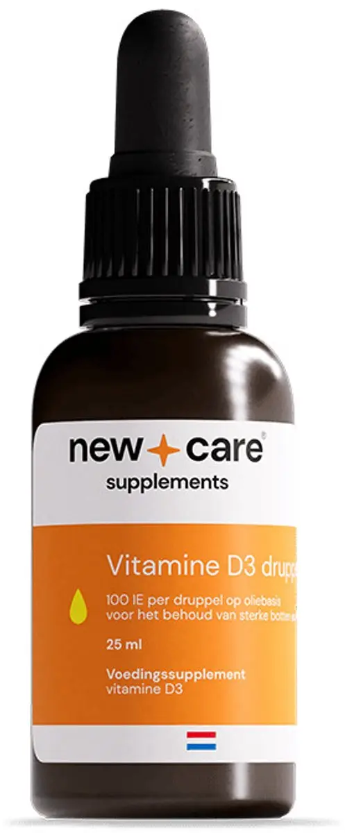 New Care Vitamine D3 Druppels 25ml - Oliebasis