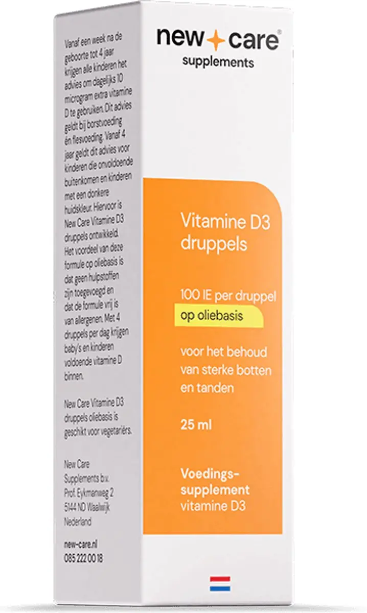 New Care Vitamine D3 Druppels 25ml