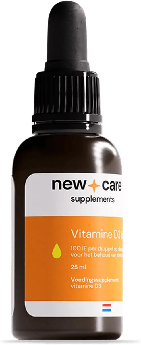 New Care Vitamine D3 Druppels 25ml - Oliebasis