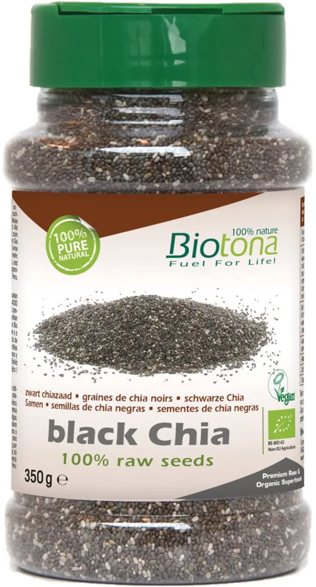 Biotona Black Chia Raw Dispenser 350g