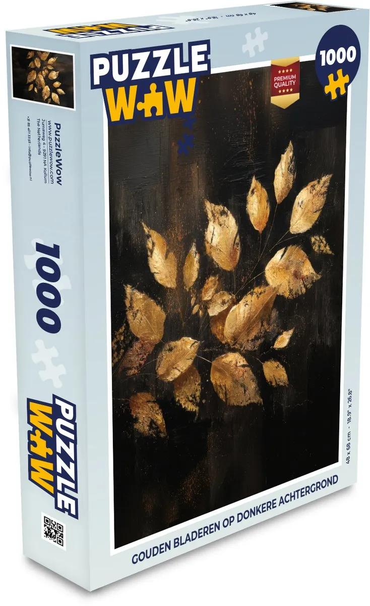 PuzzleWow Gouden Bladeren Legpuzzel 1000 Stuks