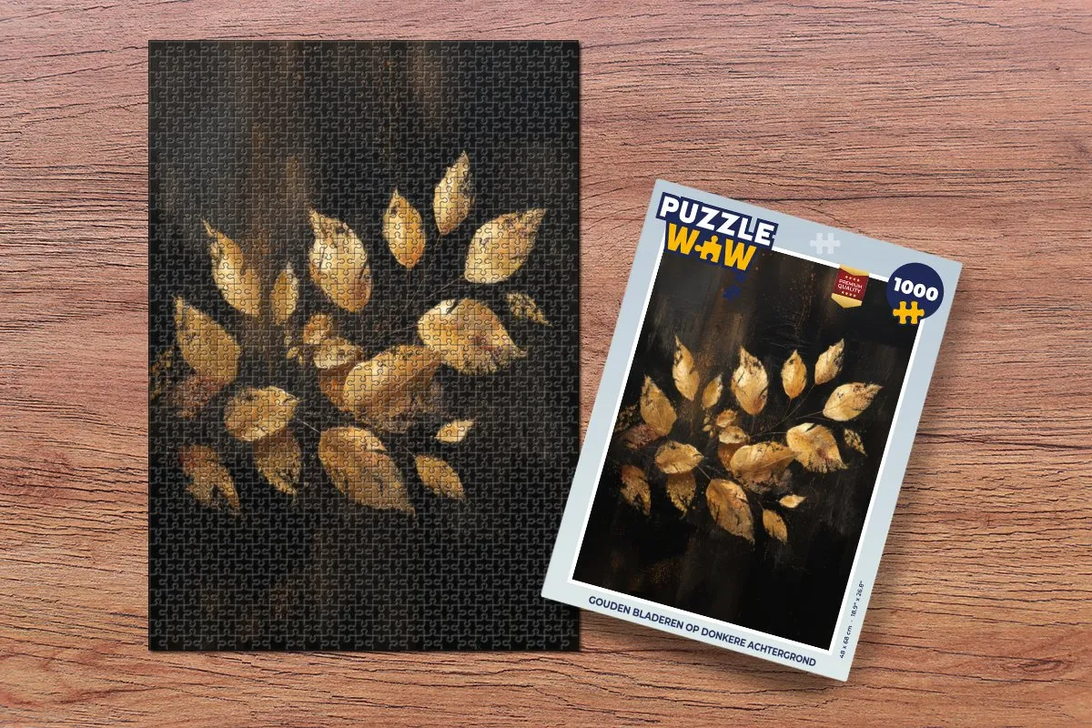 PuzzleWow Gouden Bladeren Legpuzzel 1000 Stuks