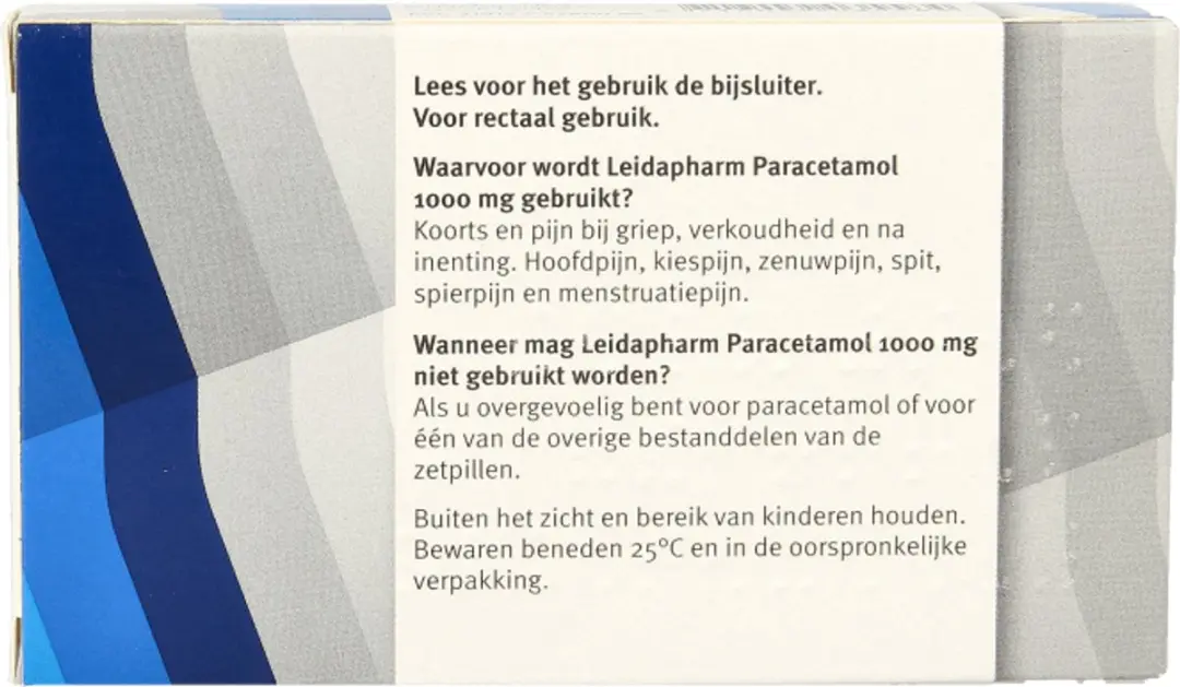 Leidapharm Paracetamol 1000mg - 10 Stuks - afbeelding 2 van 4