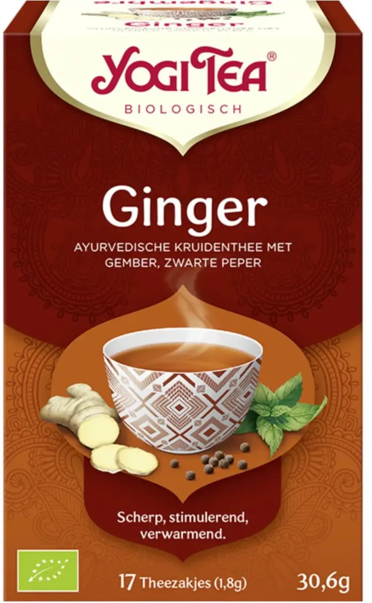 Yogi Tea Ginger Bio Kruidenthee 17 Zakjes