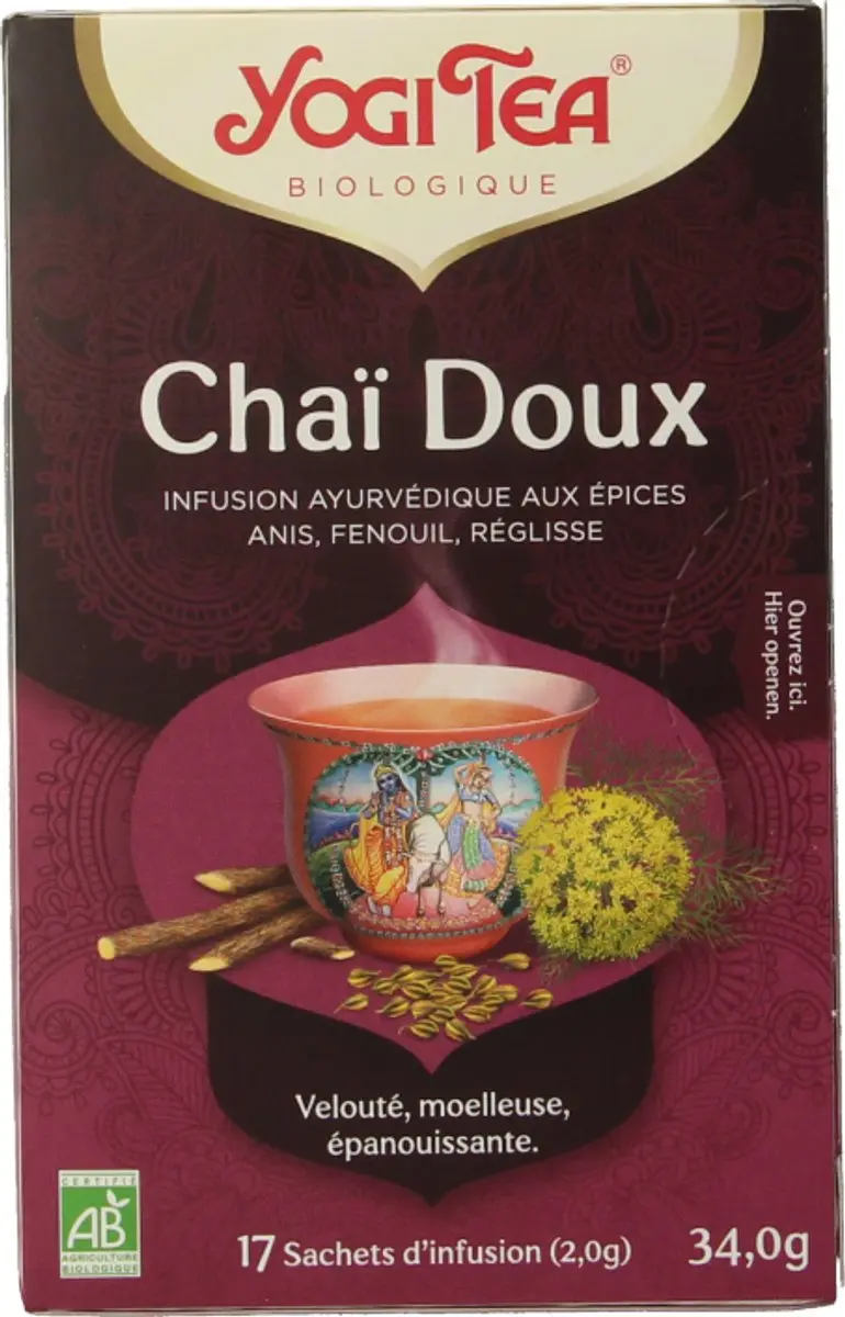 Yogi Tea Sweet Chai Bio Kruidenthee - 17 Zakjes
