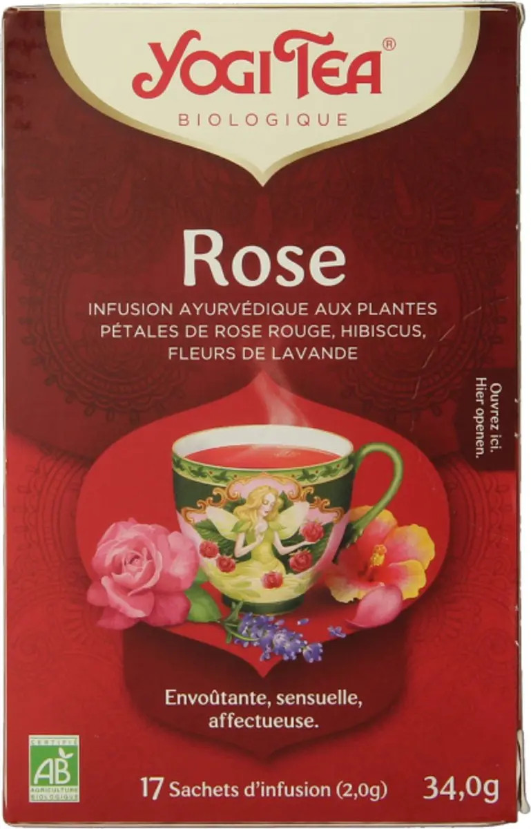 Yogi Tea Rose Bio Kruidenthee - 17 Zakjes 17g