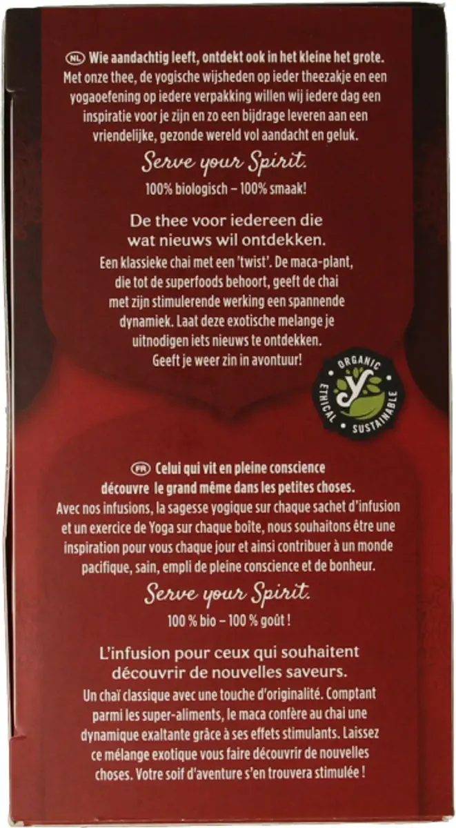 Yogi Tea Maca Chai Bio Kruidenthee - 17 Zakjes 12g