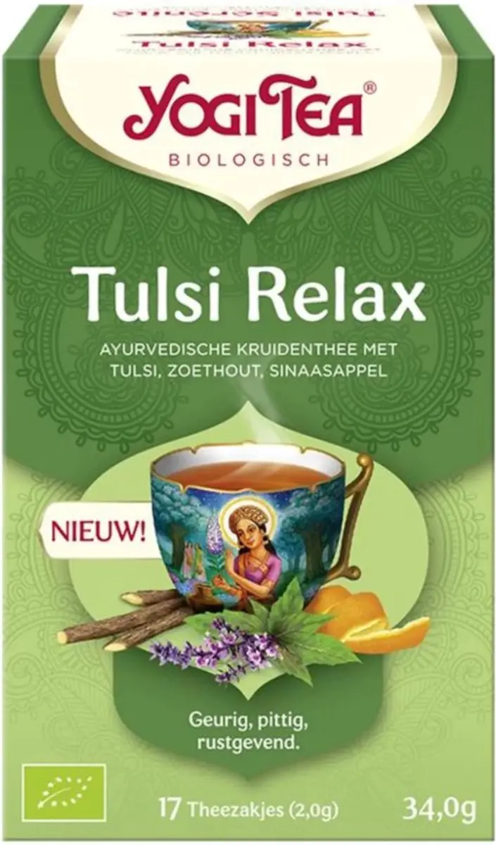 Yogi Tea Tulsi Relax Bio Kruidenthee - 17 Zakjes