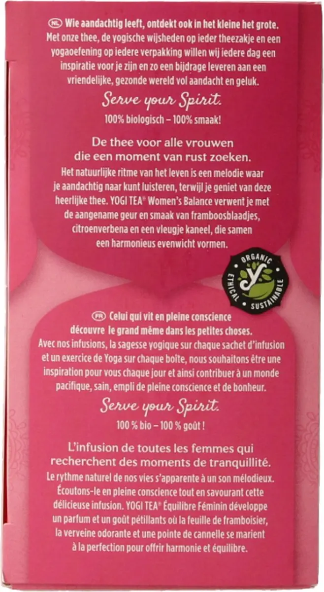 Yogi Tea Women's Balance Biologisch - 17 Theezakjes