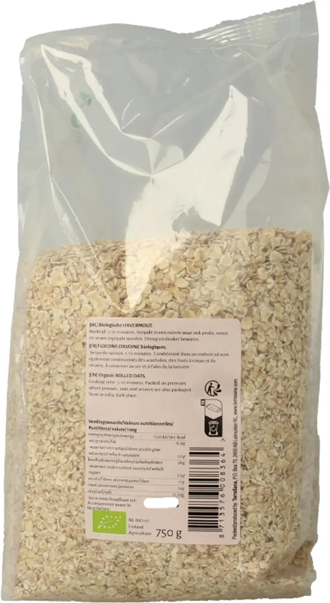 Terrasana Havermout Bio 750g