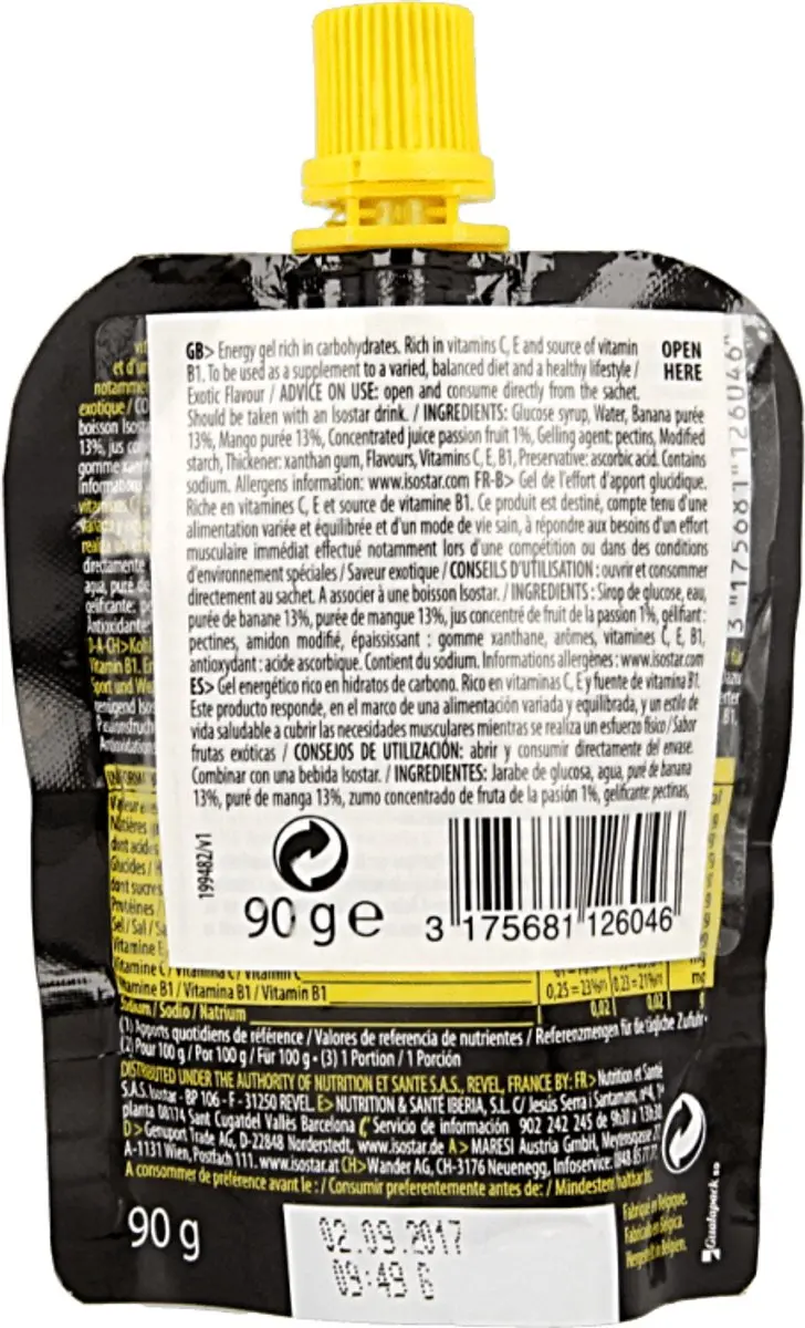 Isostar Actifood Exotic 90g