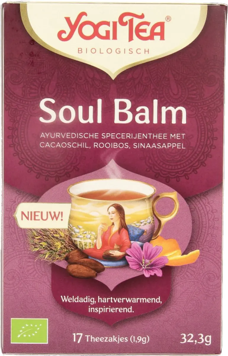 Yogi Tea Soul Balm Bio Rozemarijn-Lavendel 17 Zakjes