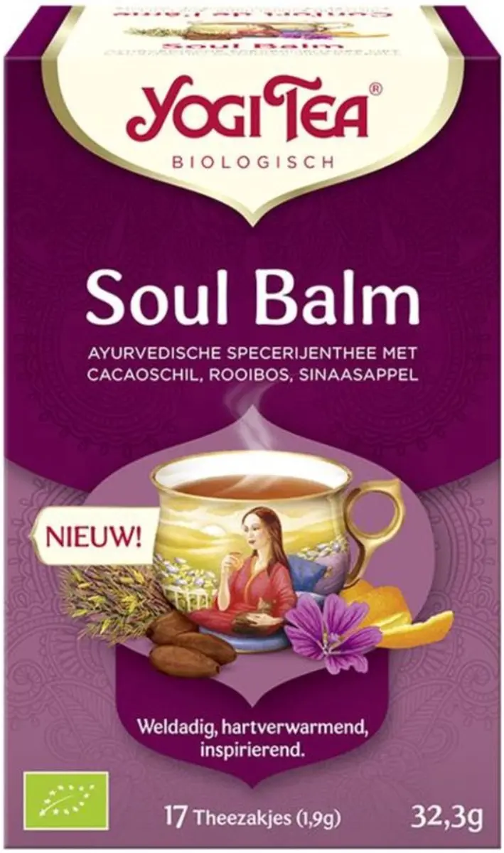 Yogi Tea Soul Balm Bio Rozemarijn-Lavendel 17 Zakjes