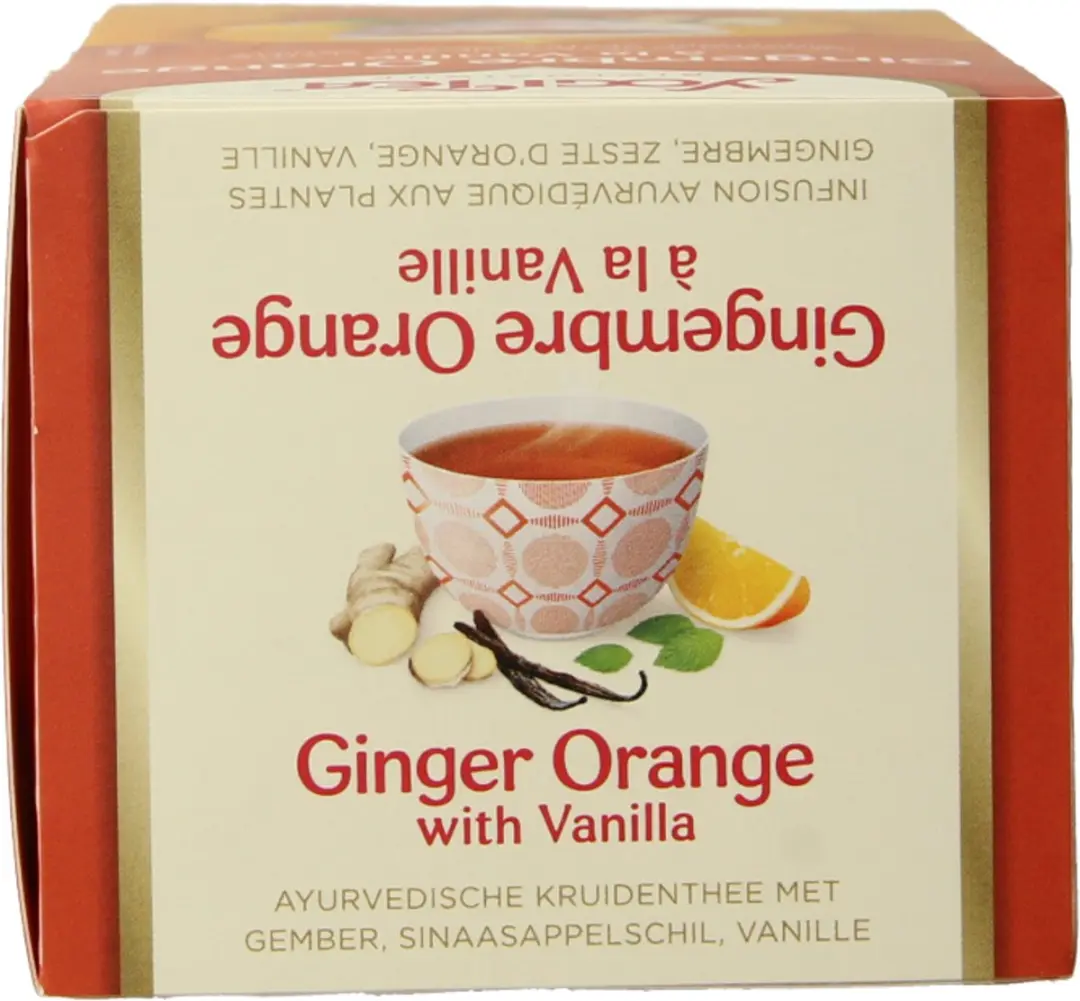 Yogi Tea Ginger Orange Bio Kruidenthee 17g - Gember/Sinaasappel/Vanille