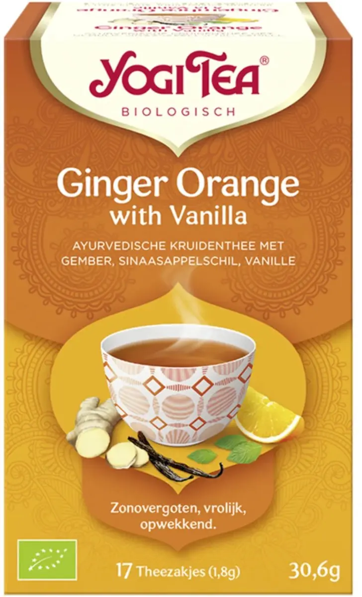 Yogi Tea Ginger Orange Bio Kruidenthee 17g