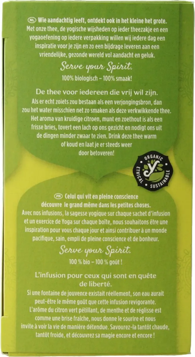 Yogi Tea Lime Mint Bio Kruidenthee 17 Stuks