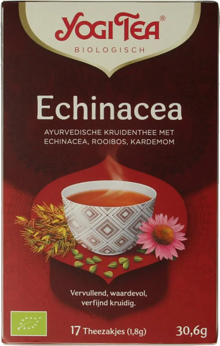 Yogi Tea Echinacea Bio Kruidenthee - 17 Zakjes