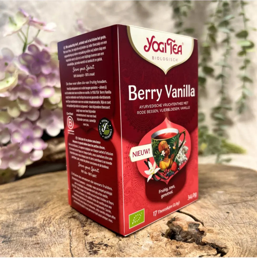 Yogi Tea Berry Vanilla Bio Kruidenthee - 17 Zakjes
