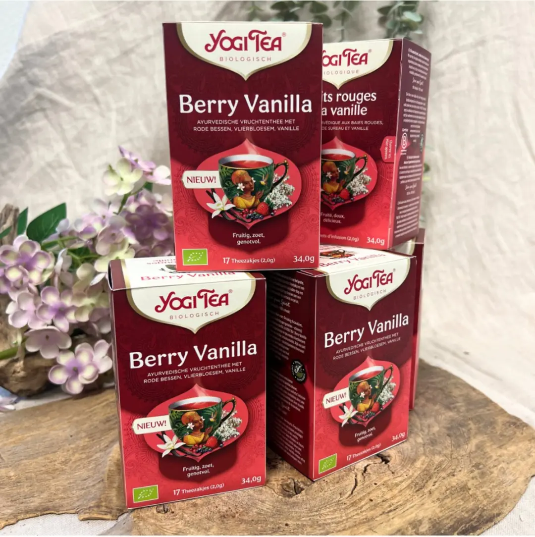 Yogi Tea Berry Vanilla Bio Kruidenthee - 17 Zakjes