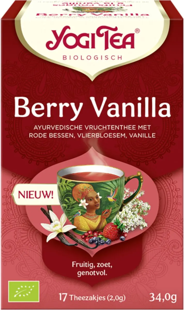 Yogi Tea Berry Vanilla Bio Kruidenthee